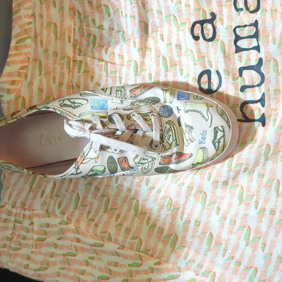 🍀Super EUC ❤️ KEDS x CJW: Specialty/Ltd Ed.👟LILAC🪻SILK🪻 SHOE🪻PRINT👟 sz 9🍀 - Picture 8 of 13